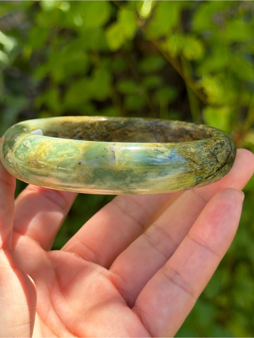 64mm inner diameter xiuyu jade‎ bangle 1607